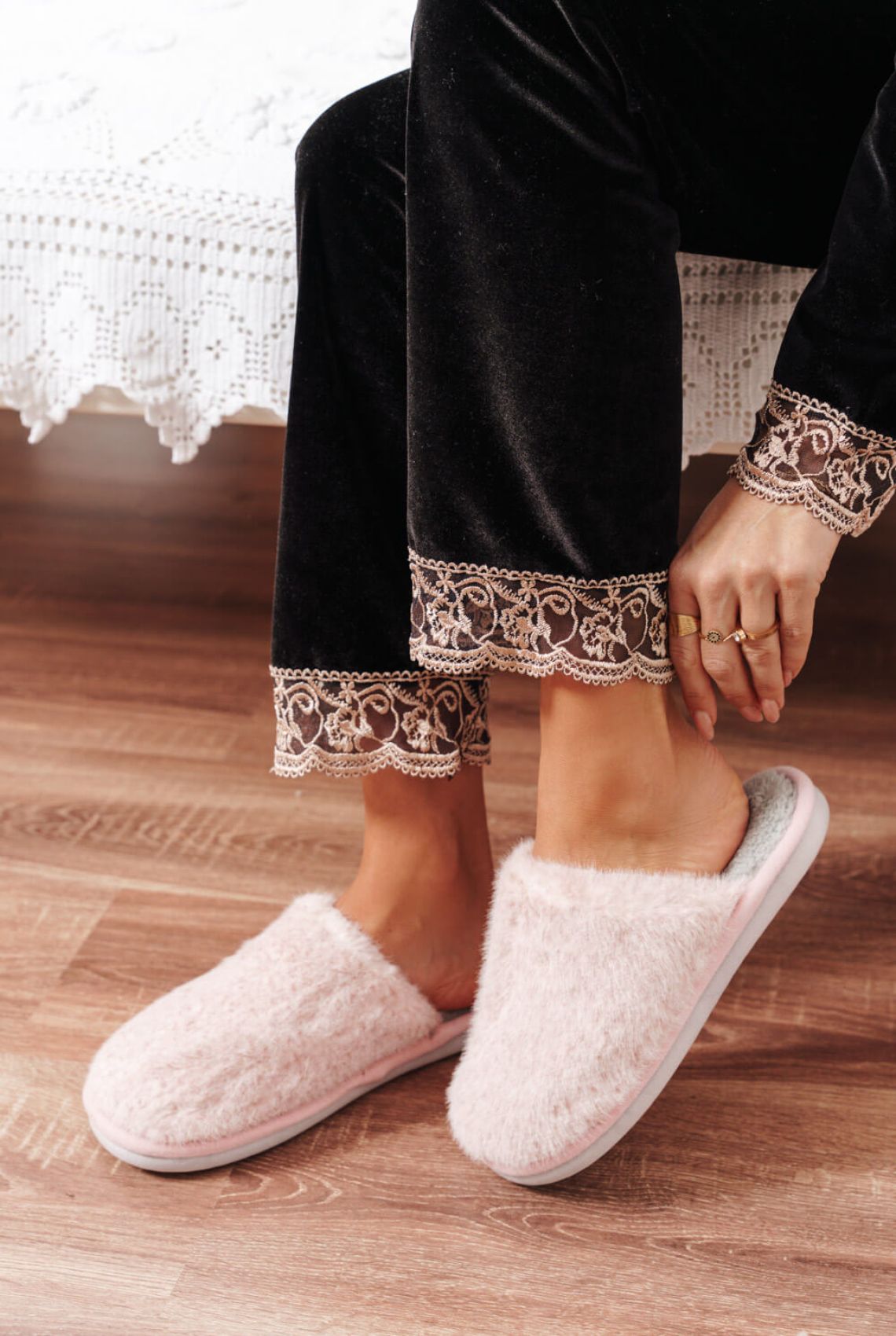 Pink Fleece Slippers for Ultimate Warmth