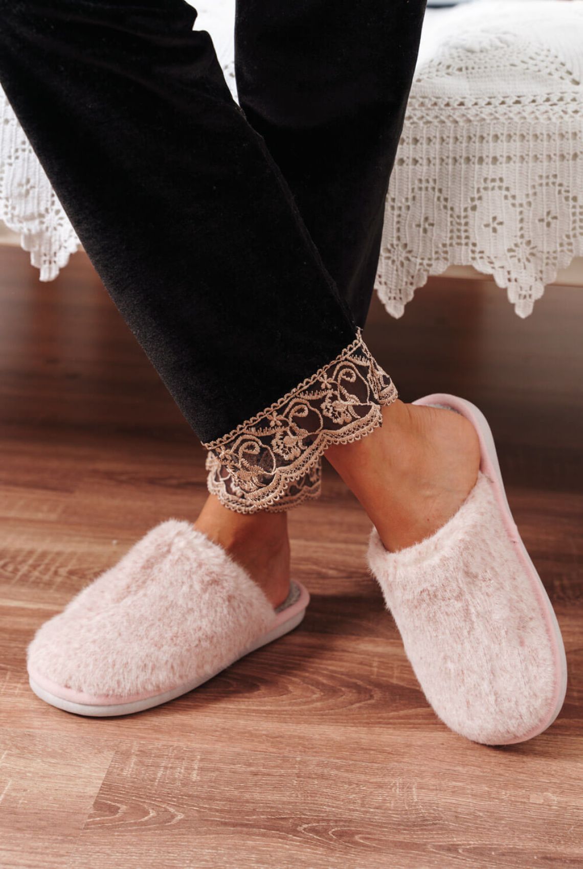Pink Fleece Slippers for Ultimate Warmth